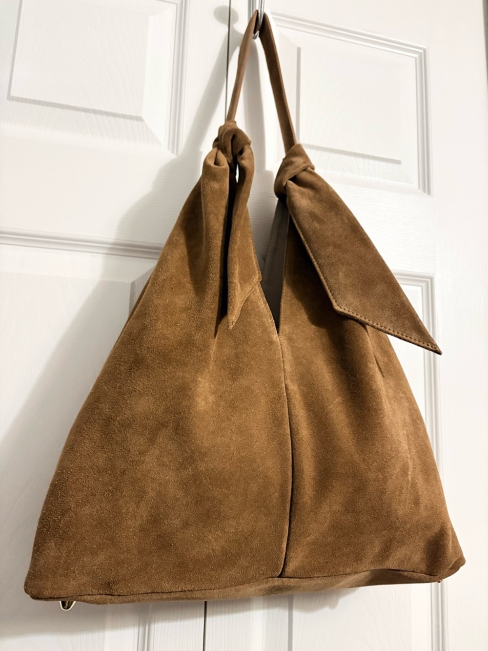 Divina Firenze Italian Suede Hobo Bag - Picture 3 of 11